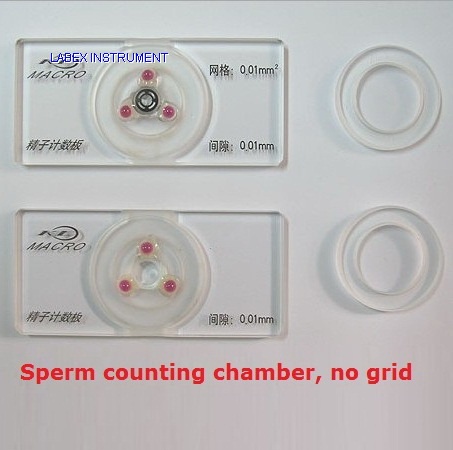 Sperm counting chamber, non grid