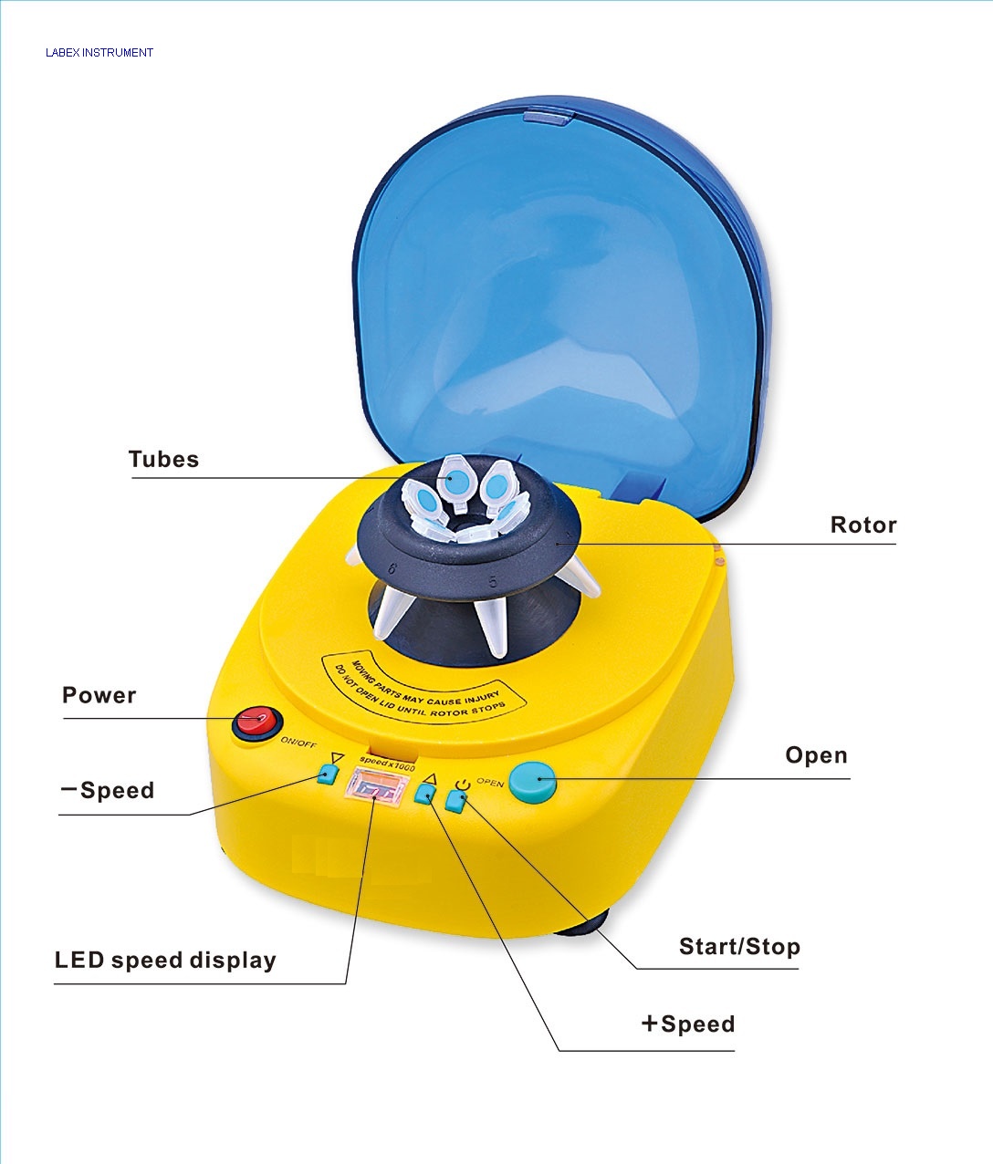 Multi speed mini centrifuge