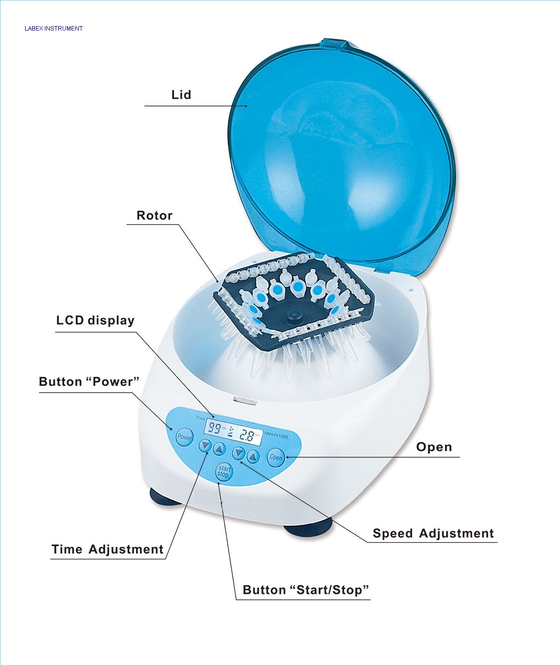 Microtube centrifuge